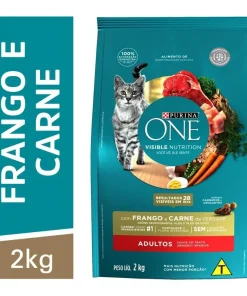 Alimento Para Gatos Purina One Visible Nutrition Frango E Carne Para Filhotes 2kg