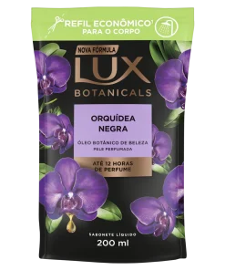 Sabonete Líquido Orquídea Negra Lux Botanicals Sachê 200ml Refil