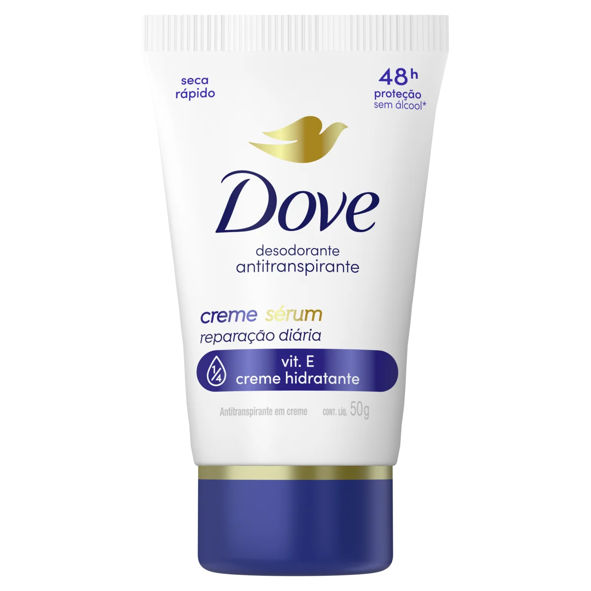 Antitranspirante Creme Sérum Reparação Diária Dove 50g