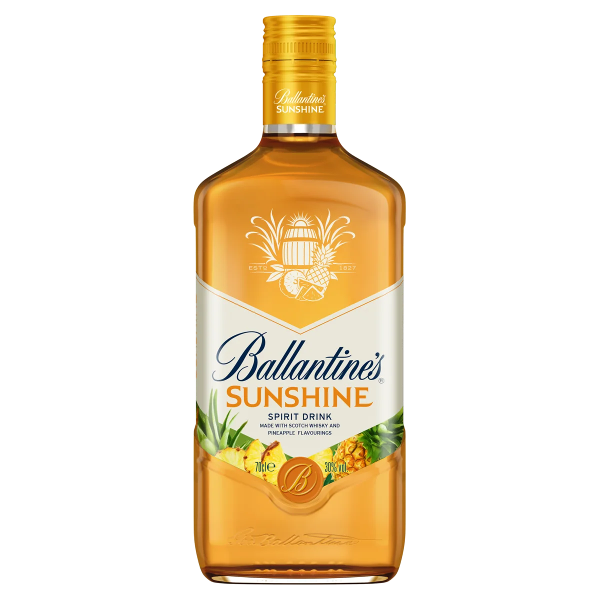 Licor Seco de Whisky Abacaxi Ballantine's Sunshine Garrafa 700ml