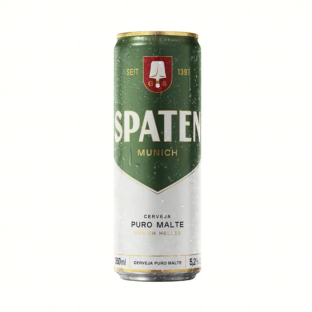Cerveja Spaten Munich Helles Puro Malte Lata 350ml (GELADA)