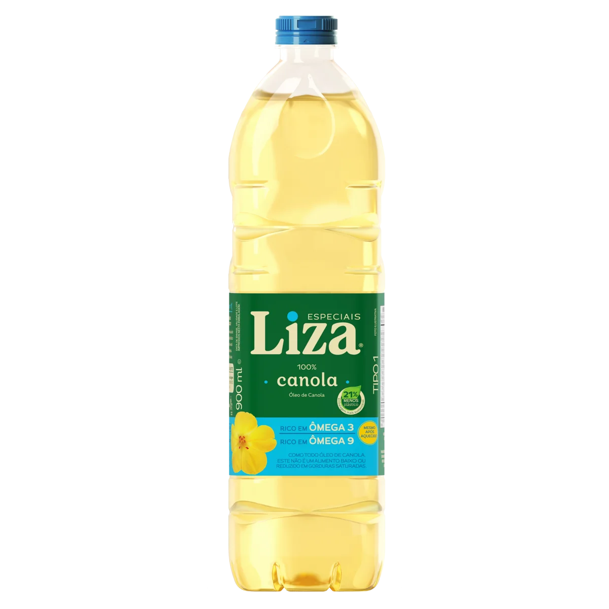 Óleo de Canola Tipo 1 Liza Especiais Garrafa 900ml