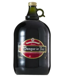 Vinho Brasileiro Tinto Suave Sangue de Boi Serra Gaúcha Garrafão 4l