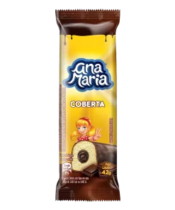 Bolo Baunilha Recheio e Cobertura Chocolate Ana Maria Pacote 42g