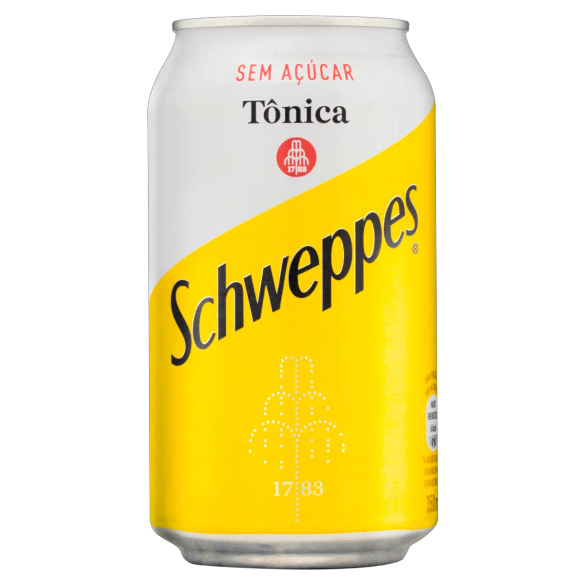 Água Tônica sem Açúcar Schweppes Lata 350ml (GELADO)