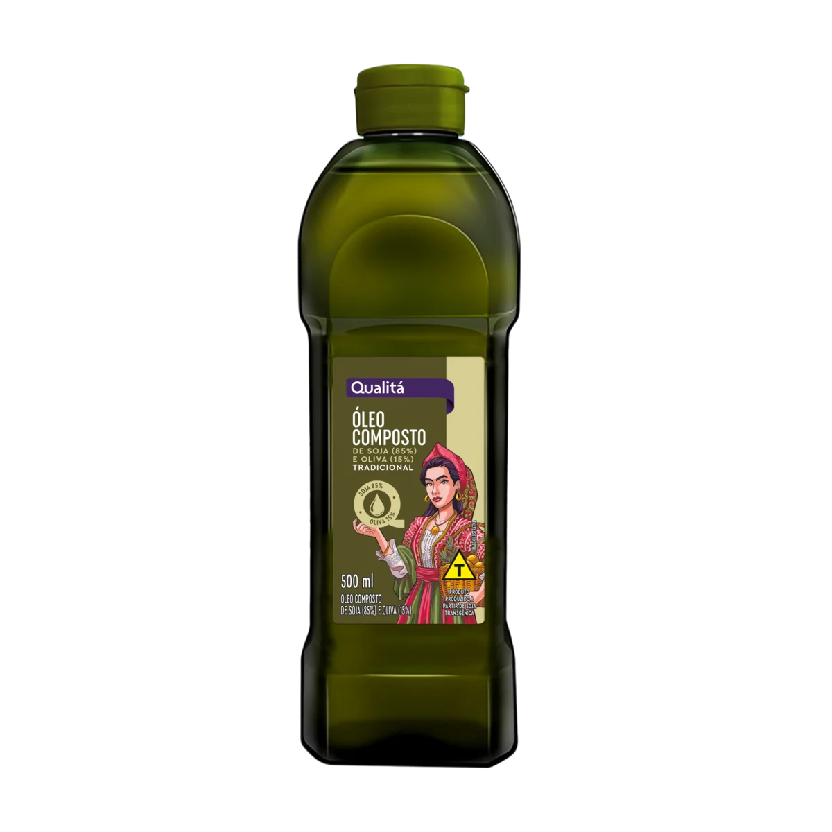 Óleo Composto de Soja e Oliva Tradicional QUALITÁ 500ml