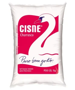 Sal Grosso para Churrasco CISNE Pacote 1kg