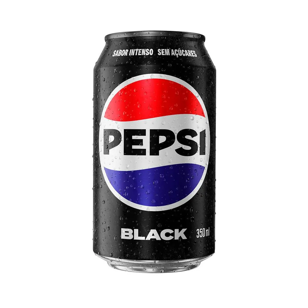 Refrigerante Cola Zero Açúcar Pepsi Black Lata 350ml (GELADO)