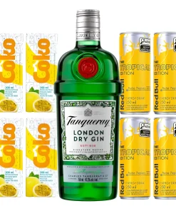 Combo Gin Tanqueray De 750ml + 4 Red Bull + 4 Gelo Maracujá Adicionar aos favoritos