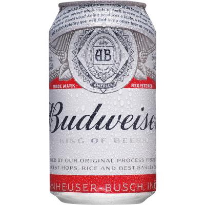 Cerveja lata 350ml – Budweiser (GELADA)